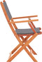 vidaXL - Tuinstoelen - inklapbaar - 4 - st - eucalyptushout - en - textileen - grijs
