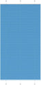 vidaXL - Plissé - rolgordijn - 105x200cm - stofbreedte - 104,4cm - polyester - blauw