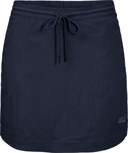 Jack Wolfskin Desert Skort - Lichte Outdoorrok - UV-werend - Midnight Blue - Maat XS
