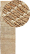 KAMBERLI - Laagpolig vloerkleed - Beige - 80 x 300 cm - Jute