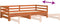 vidaXL - Slaapbank - met - onderschuifbed - 80x200 - cm - massief - grenenhout