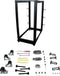 Startech 4POSTRACK25U - Serverrack 25U - Verstelbare diepte tot 40 inch - Zwart