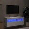 vidaXL - Tv-wandmeubel - met - LED-verlichting - 100x30x40 - cm - wit