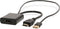 Nedis HDMI-Adapter - HDMI Connector - DisplayPort Male / USB-A Male - Verguld - Recht - PVC - Zwart - 1 Stuks - Doos