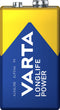 Varta Longlife Power 9V - Alkaline batterij - 10 jaar duurzaamheid - 46g