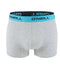 O'Neill Heren Boxershorts 3-Pack – Comfortabele Katoenmix – Cloudy Blue, Zwart & Grijs – Maat M