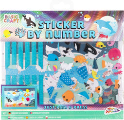 Stickeren op Nummer - Onderwaterwereld