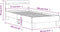 vidaXL - Bedframe - met - hoofdbord - en - LED - grijs - sonoma - eikenkleur - 75x190 - cm
