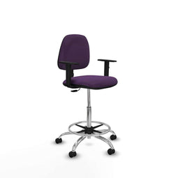 Piqueras y Crespo B1D05RF - Bureaustoel - Hoogteverstelbaar met armleuning - Paars