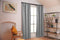 Larson - Luxe effen blackout gordijn - verduisterend - 1.5m x 2.5m - Lichtgrijs