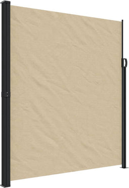 vidaXL - Windscherm - uittrekbaar - 220x500 - cm - beige