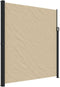vidaXL - Windscherm - uittrekbaar - 220x500 - cm - beige