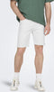 ONLY & SONS ONSPLY WHITE 9297 AZG DNM SHORTS NOOS Heren Jeans - Maat M