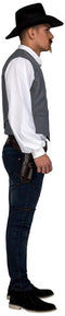 Kostuums voor Volwassenen My Other Me Grijs Cowboy Vest