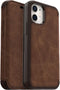 Otterbox Strada Folio - Flip Cover - Kaarthouder - Bruin (iPhone 12 mini)