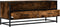 vidaXL - Tv-meubel - 100x34,5x40 - cm - bewerkt - hout - metaal - gerookt - eikenkleur
