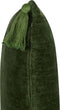 HIZZINE - Sierkussen - Groen - 45 x 45 cm - Fluweel
