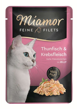 Miamor - Fijne filets 24x100g - Tonijn & krabvlees