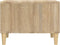 vidaXL - Salontafel - 60x50x36,5 - cm - bewerkt - hout - sonoma - eikenkleurig