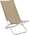 vidaXL - Strandstoelen - 2 - st - inklapbaar - stof - taupe