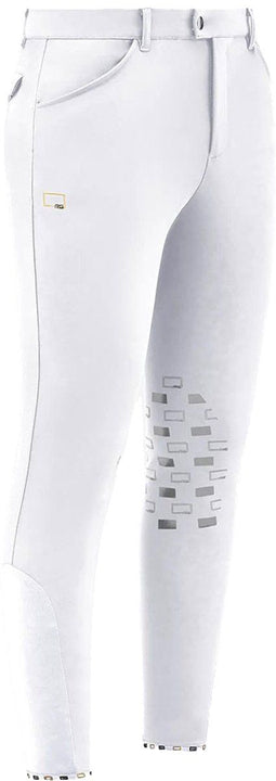 Rg Rider's Gene - Rijbroek Bi-stretch Kniegrip - Wit