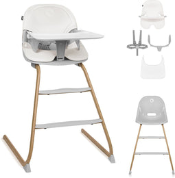 Lionelo Dalia 2in1 - Kinderstoel - Voor kinderen van 6 maanden tot 60 kg - Lichtgewicht 3,5 kg - Donkergrijs