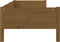 vidaXL - Slaapbank - massief - grenenhout - honingbruin - 90x200 - cm