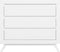 Bopita Anne Commode - 3 Laden - White