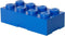 LEGO - Lunchbox Brick 8 - Polypropyleen - Blauw