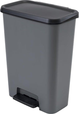 Curver Compatta Duo Prullenbak - 2x 23L - Grijs/Zwart