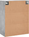 vidaXL - Wandkast - 69,5x34x90 - cm - betongrijs