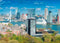 King Puzzel - Rotterdam Skyline - 1000 stukjes - Wit