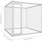 vidaXL - Hondenkennel - voor - buiten - 193x193x185 - cm