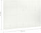 vidaXL - Kamerscherm - met - 6 - panelen - 240x180 - cm - staal - wit
