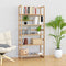 Öland Badkamerrek - Houten Opbergrek 5 Legplanken - Bruin 135,5x58x27cm