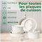 JUST PERFECTO JL-999 - 11-delige pannenset - Afneembare handgrepen - Beige (11 stuks)