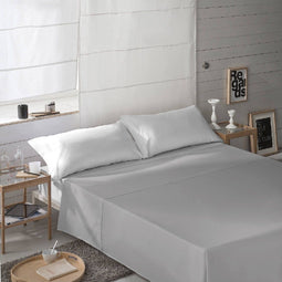 Dekbedovertrek Naturals Grijs (Bed van 180) (260 x 270 cm)