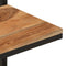 vidaXL - Wandschap - 40x30x50 - cm - massief - acaciahout - en - ijzer