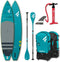 Fanatic Ray Air Premium Pure 12´6´´ Opblaasbare Peddelsurfset Blauw 381 cm / 81 cm
