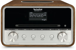 Technisat DIGITRADIO 586 - DAB+/FM/Internet-stereoradio met CD-speler en Bluetooth - Walnoot/zilver