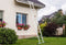 4-in-1 Aluminium Ladder - Multifunctioneel - 350 cm - Opvouwbaar - Grijs