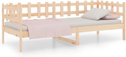 vidaXL - Slaapbank - zonder - matras - 90x190 - cm - massief - grenenhout
