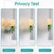 Privacy Window Film, Frosted Glass Window Film, Niet-klevende Statische Cling Window Clings, Ondoorzichtig Window Vinyl, UV Blocking Glass Covering for Home Office Meeting Living Room, 60 cm x200 cm