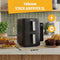 Tristar FR-9074 - Stack airfryer XXL - 9L - 2 kookzones - 8 programma's - 2400W - PFAS-vrij