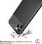 iMoshion Hoesje Geschikt voor iPhone 12 Pro Max Hoesje Siliconen - iMoshion Carbon Softcase Backcover - Zwart