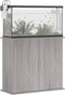 vidaXL - Aquariumstandaard - 81x36x73 - cm - bewerkt - hout - grijs - sonoma - eiken