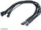 Akasa AK-CBFA03-45 - PWM fan splitter kabel - 5 fans op 1 moederbord - Zwart