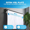 LOBUX® - Handdoekstang - Montage zonder boren - 80cm zwart