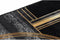 Tapijt DKD Home Decor Zwart Gouden Modern Geometrisch (120 x 180 x 0,4 cm)