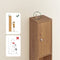 SoBuy BZR34-II-PF - Hoge Badkamerkast - Smalle Opbergkast met Lade en Verstelbare Planken - Naturel 20x20x180cm